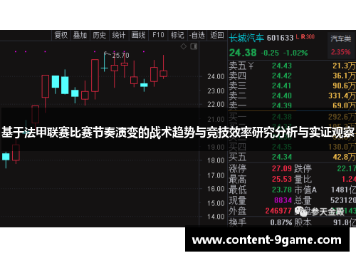 基于法甲联赛比赛节奏演变的战术趋势与竞技效率研究分析与实证观察